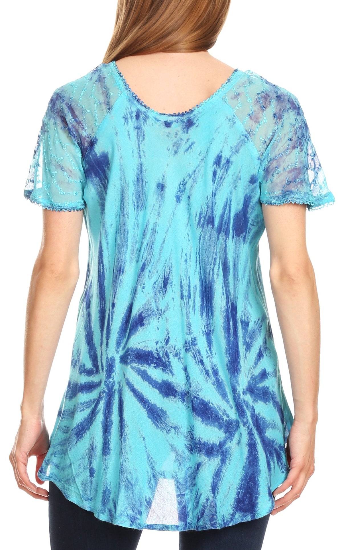 Tie-Dye Batik Tunic Top