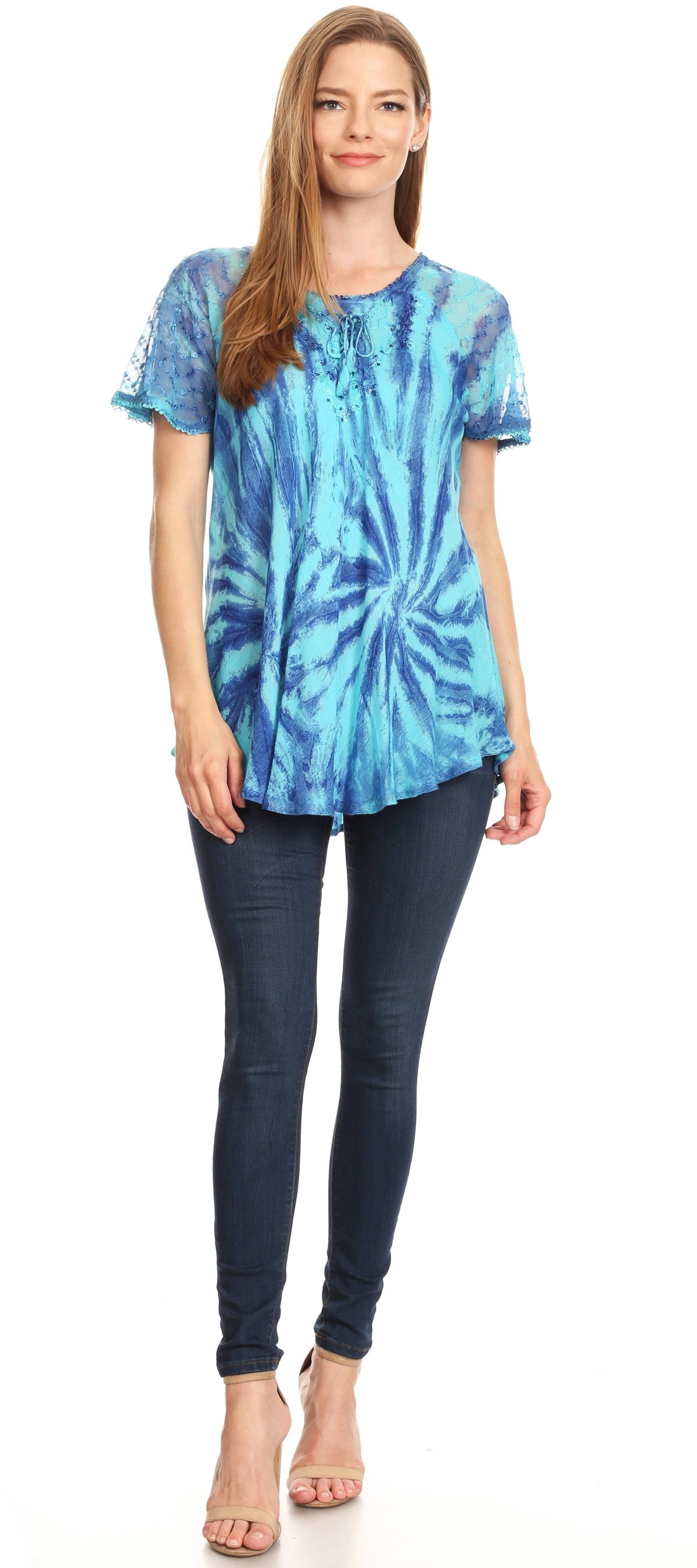Tie-Dye Batik Tunic Top