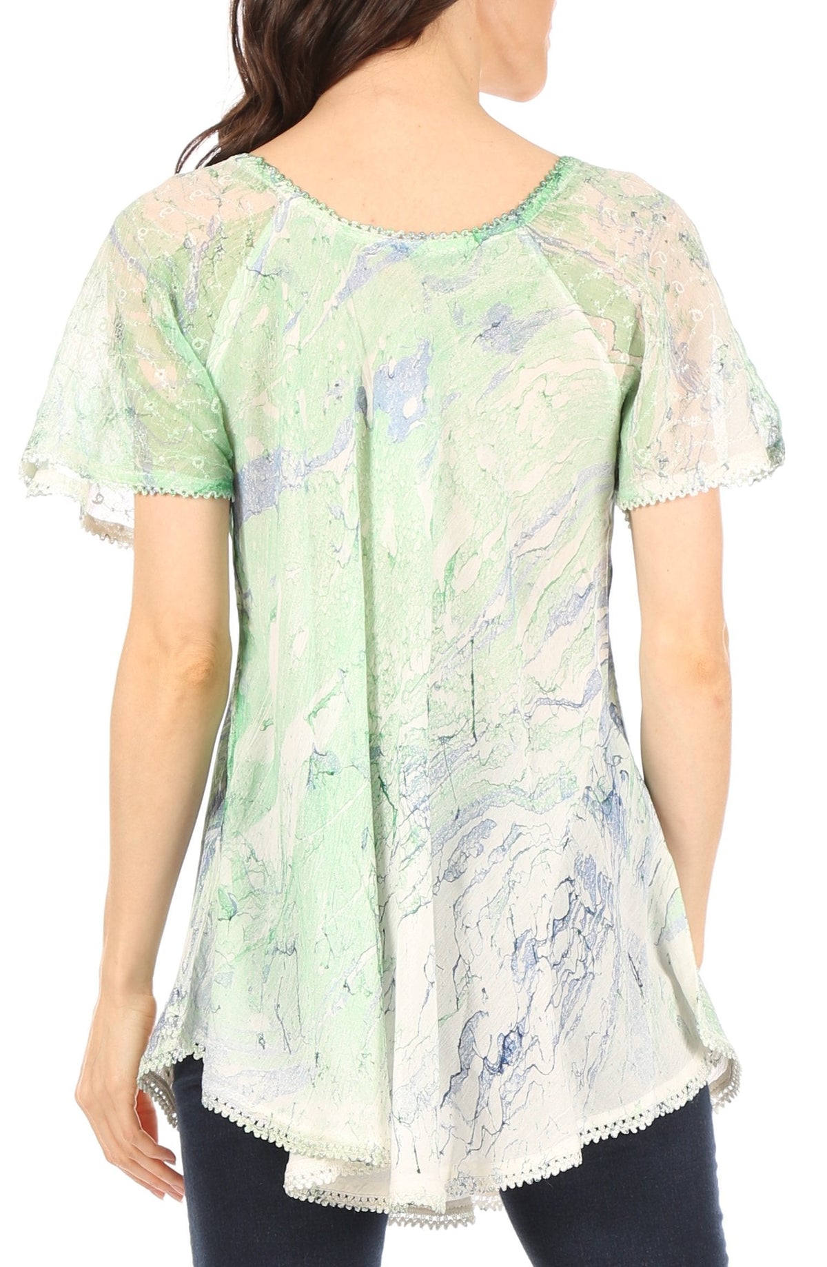 Tie-Dye Batik Tunic Top