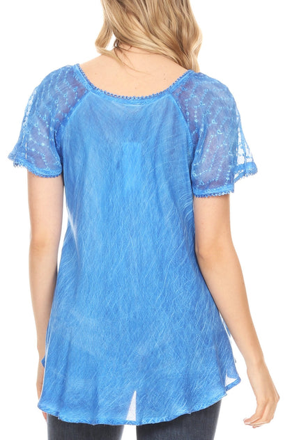 Tie-Dye Batik Tunic Top