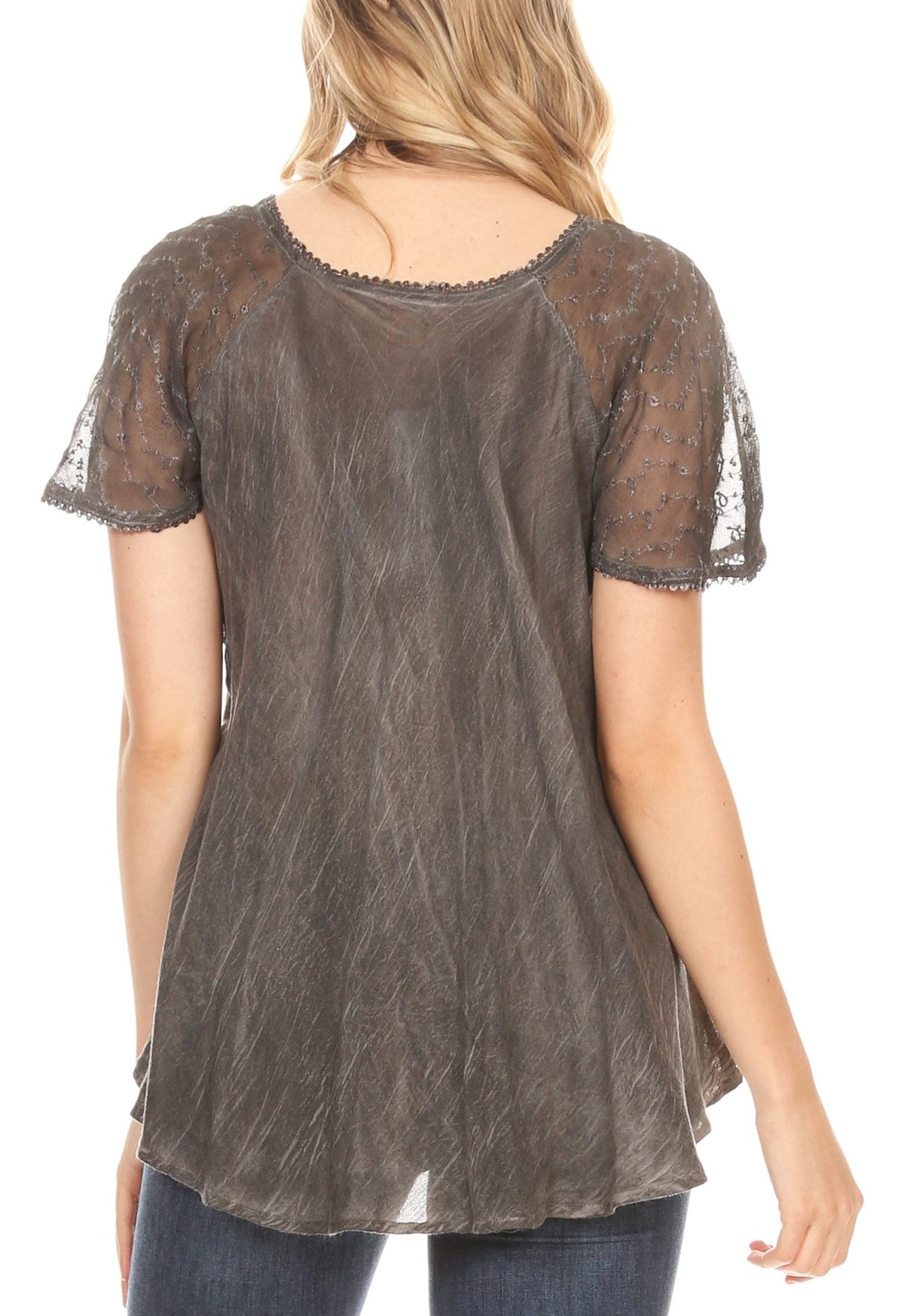 Tie-Dye Batik Tunic Top