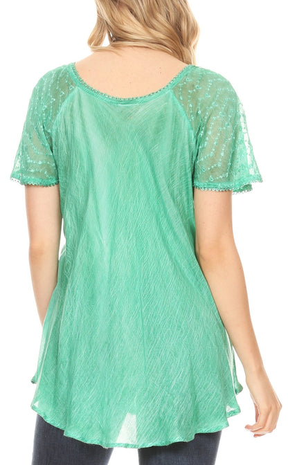 Tie-Dye Batik Tunic Top
