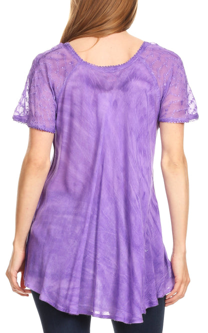 Tie-Dye Batik Tunic Top