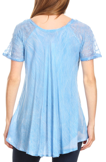Tie-Dye Batik Tunic Top