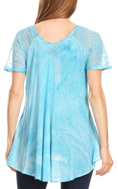 Tie-Dye Batik Tunic Top