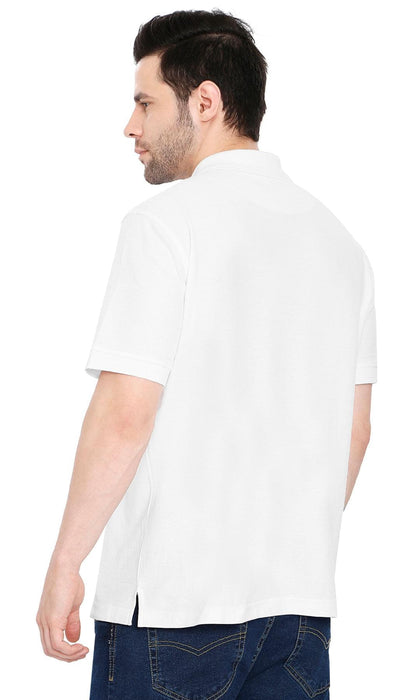 Men's Piqué Cotton-Blend Polo – Chest Pocket