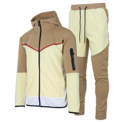 Men's Two-Tone Fleece Tracksuit – Hoodie & Joggers