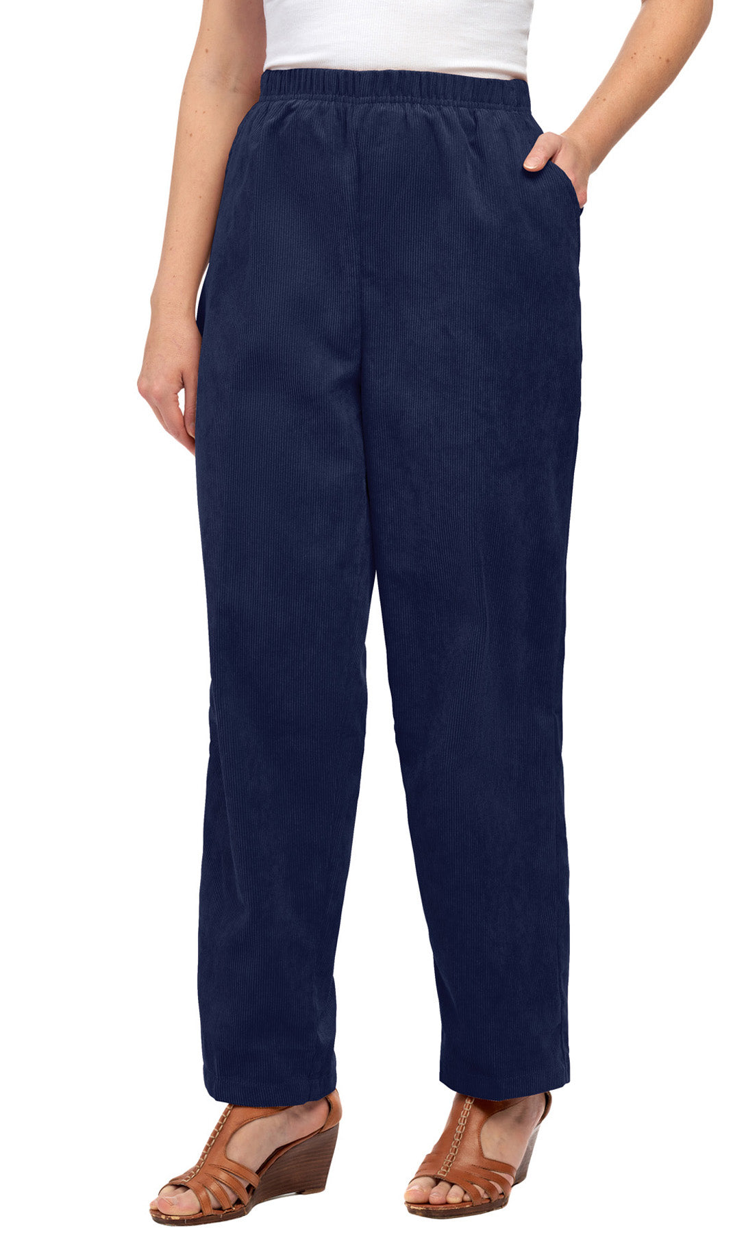 Women's Pull-On Corduroy Pants