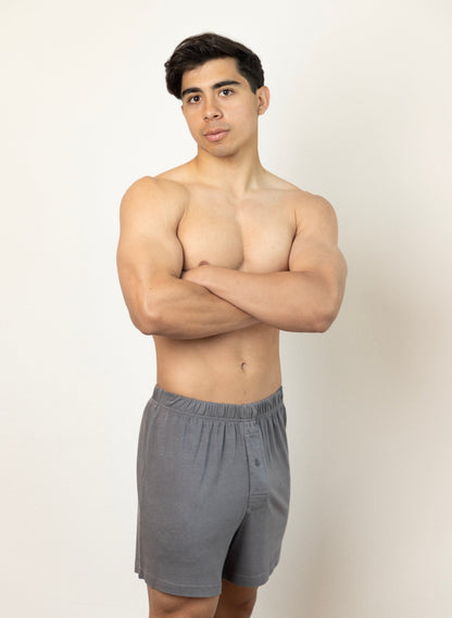 Men's Bamboo Boxer Shorts – Button Fly