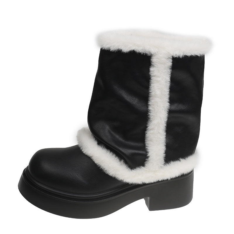 Women's Faux Fur Lined Ankle Boots