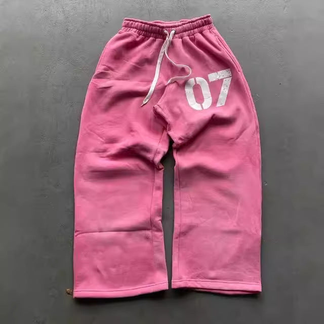 Men's Sporty Lace-Up Pants