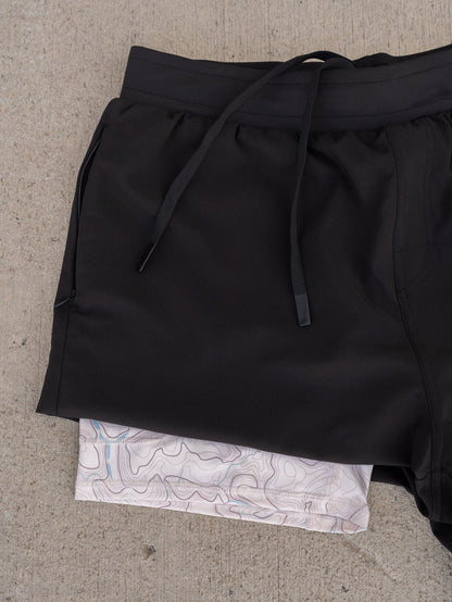 Men's Hybrid Short – Black