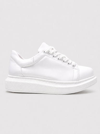 Men's Pluto Casual Sneaker – Pure White