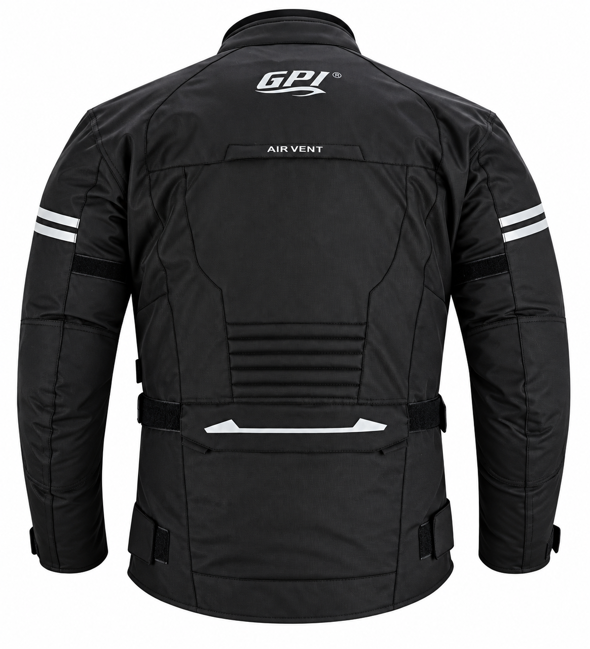 Men's All-Season Waterproof Motorcycle Jacket with Removable Armor – Full Black
