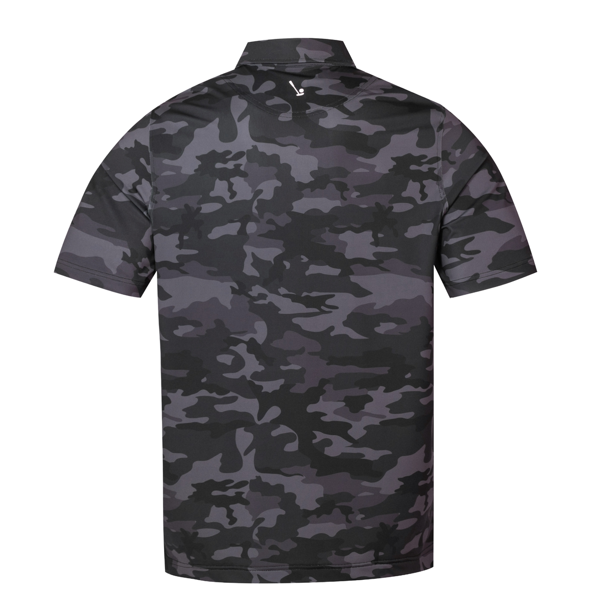 Men's Performance Polo, Black Camo