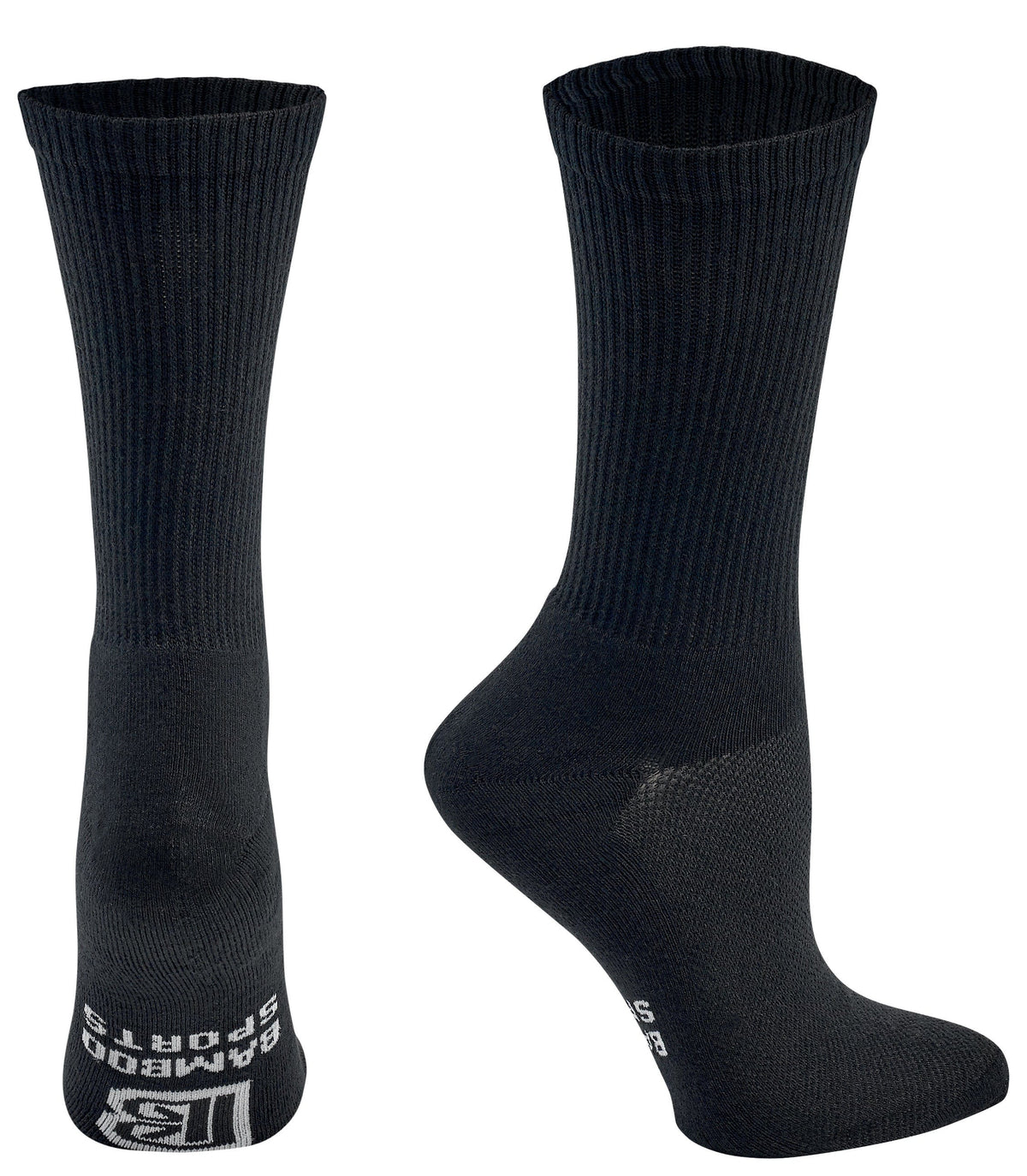 Men's Bamboo Rayon Crew Dress Socks, 3-Pack