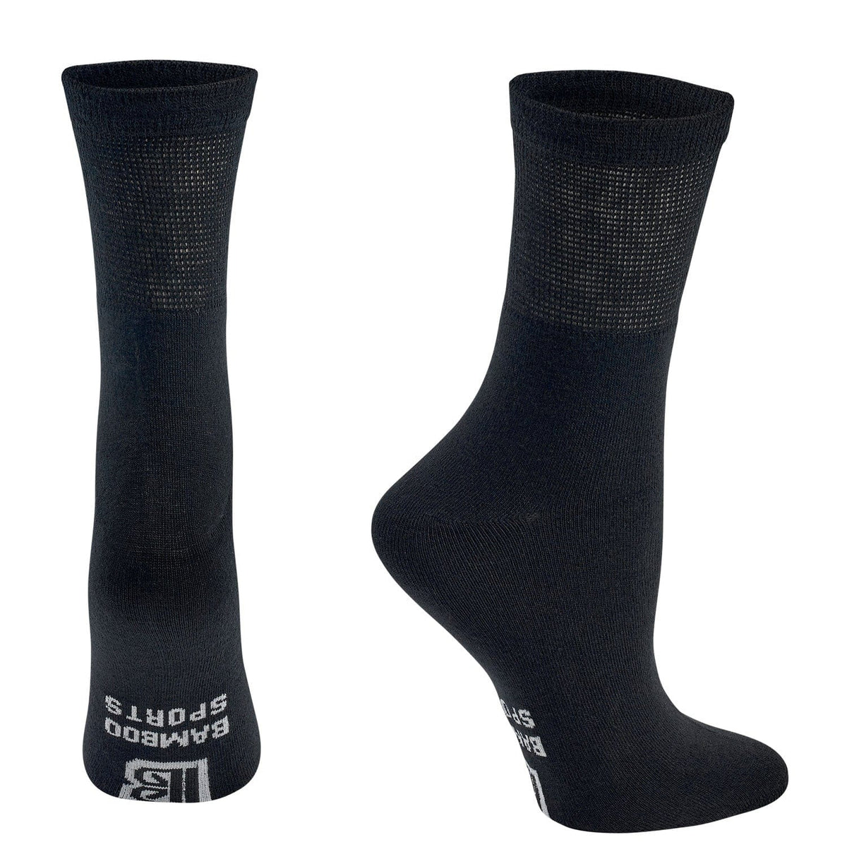 Women's Bamboo Rayon Crew Socks, 3-Pack