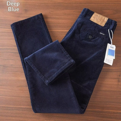 Men's Retro Straight-Leg Workwear Trousers