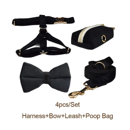 Black Velvet Walking Set