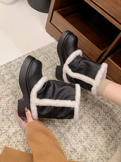 Women's Faux Fur Lined Ankle Boots