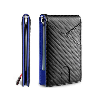 Men's Carbon Fiber RFID Bifold Wallet