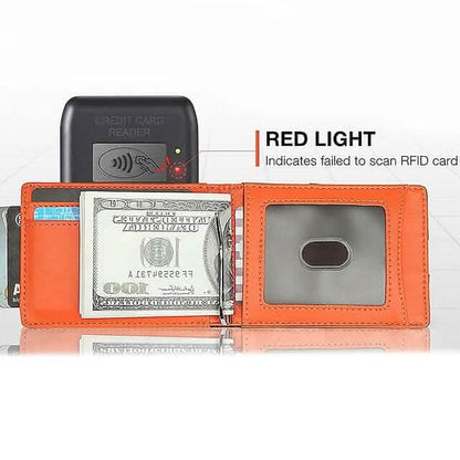 Men's Carbon Fiber RFID Bifold Wallet