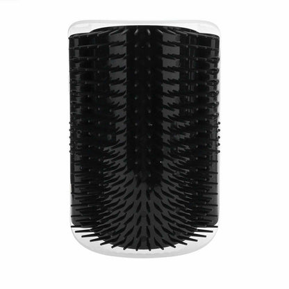 Cat Corner Scratcher and Self-Grooming Brush