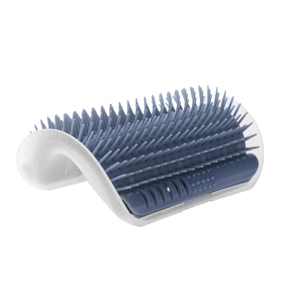 Cat Corner Scratcher and Self-Grooming Brush