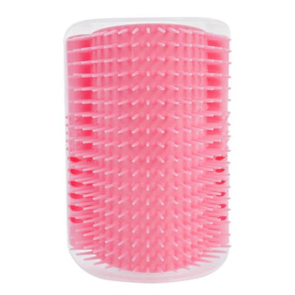Cat Corner Scratcher and Self-Grooming Brush