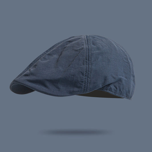Men's Retro Quick-Dry Baseball Cap – Solid Color