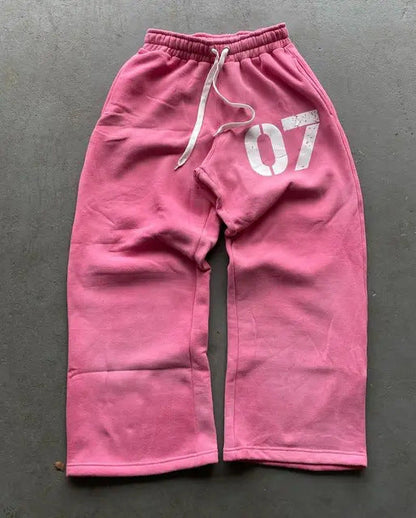 Men's Sporty Lace-Up Pants