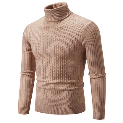 Men's Twist-Knit Pullover Sweater
