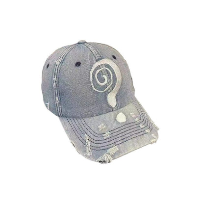 Men's Washed Distressed Baseball Cap