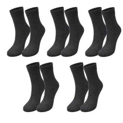 Kids' Organic Cotton Crew Socks – 5-Pack