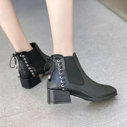 Women's Velvet Warm Martin Booties