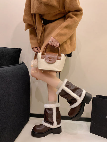 Women's Faux Fur Lined Ankle Boots