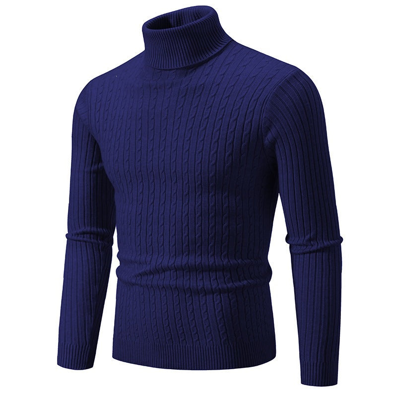 Men's Twist-Knit Pullover Sweater
