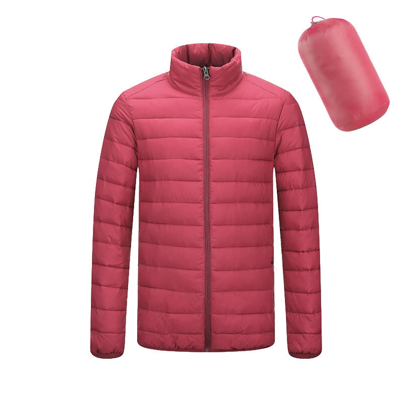 Men's Lightweight Zip Jacket, Hooded or Stand Collar