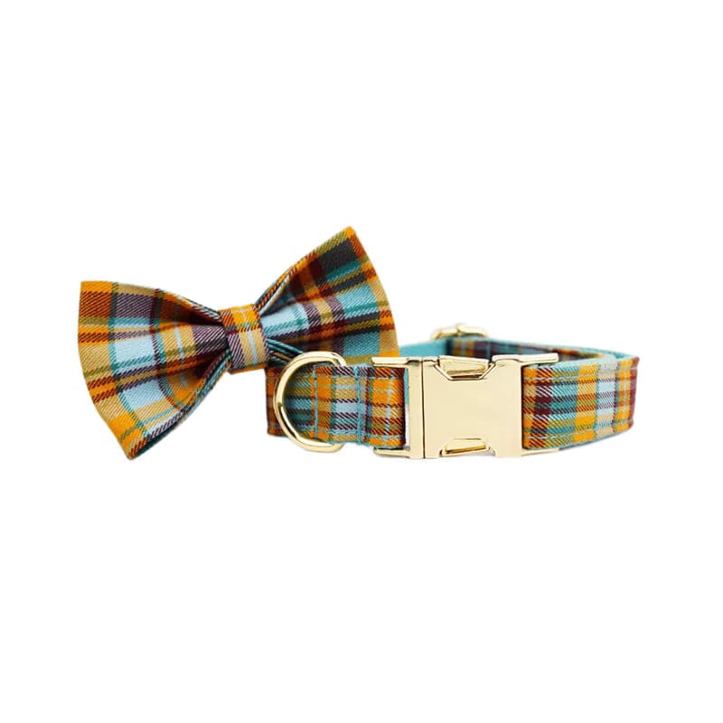 Autumn Blue Plaid Walking Set