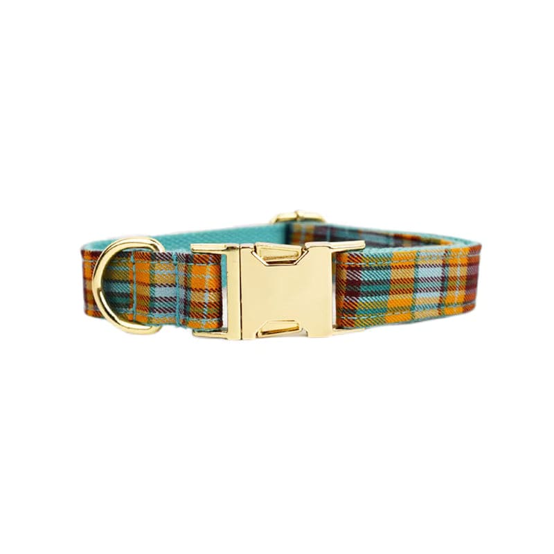 Autumn Blue Plaid Walking Set