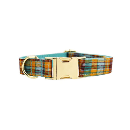 Autumn Blue Plaid Walking Set
