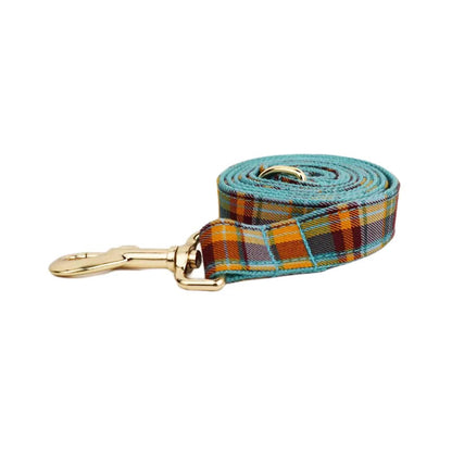 Autumn Blue Plaid Walking Set