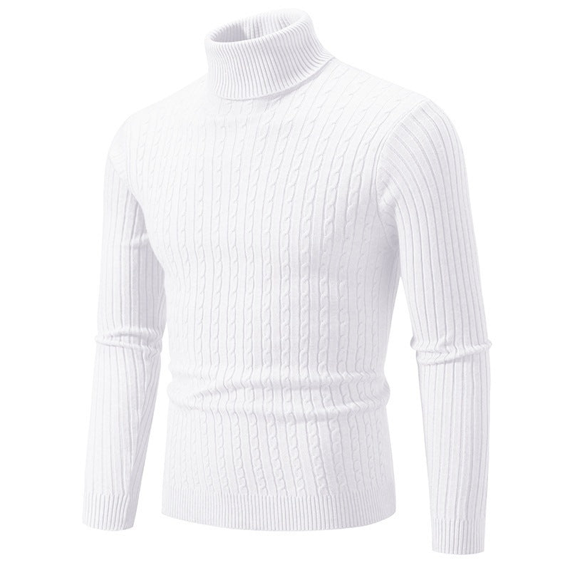 Men's Twist-Knit Pullover Sweater