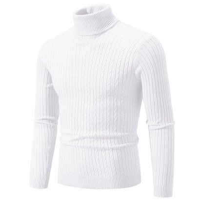 Men's Twist-Knit Pullover Sweater