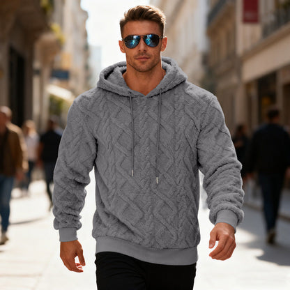 Men's Plush Fleece Pullover Hoodie