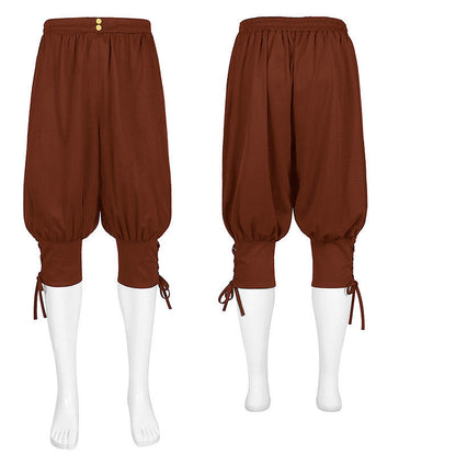 Men's Ankle-Strap Casual Trousers