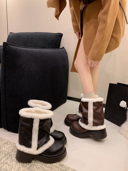 Women's Faux Fur Lined Ankle Boots