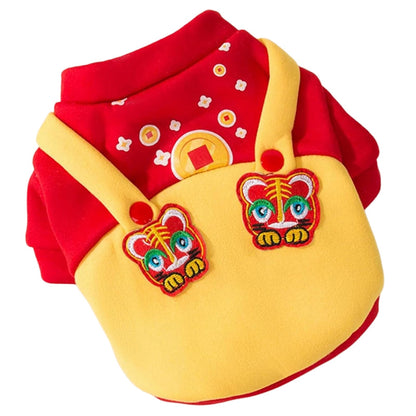 Knit Hooded Dog Sweater Coat – Red