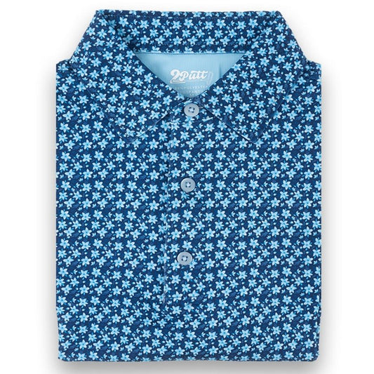 Men's Performance Polo, Floral Club Print