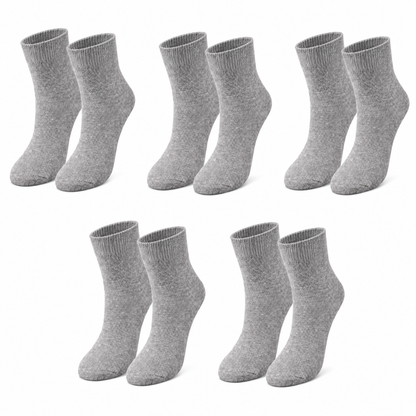 Kids' Organic Cotton Crew Socks – 5-Pack